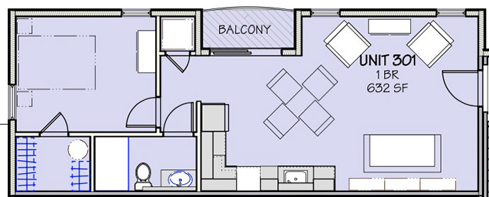 Apartment for Rent: Apt 301 - 517 18th Street, Altoona PA