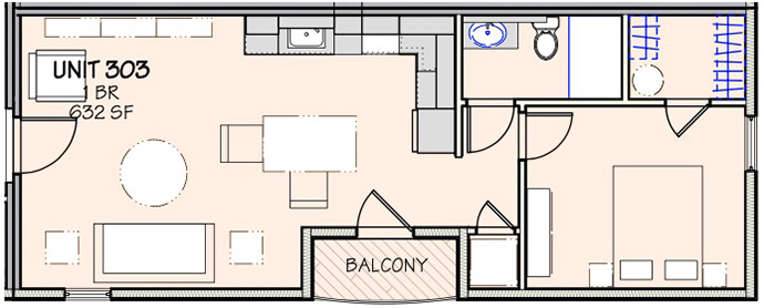 Apartment for Rent: Apt 303 - 517 18th Street, Altoona PA