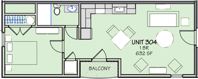 Apartment for Rent: Apt 304 - 517 18th Street, Altoona PA